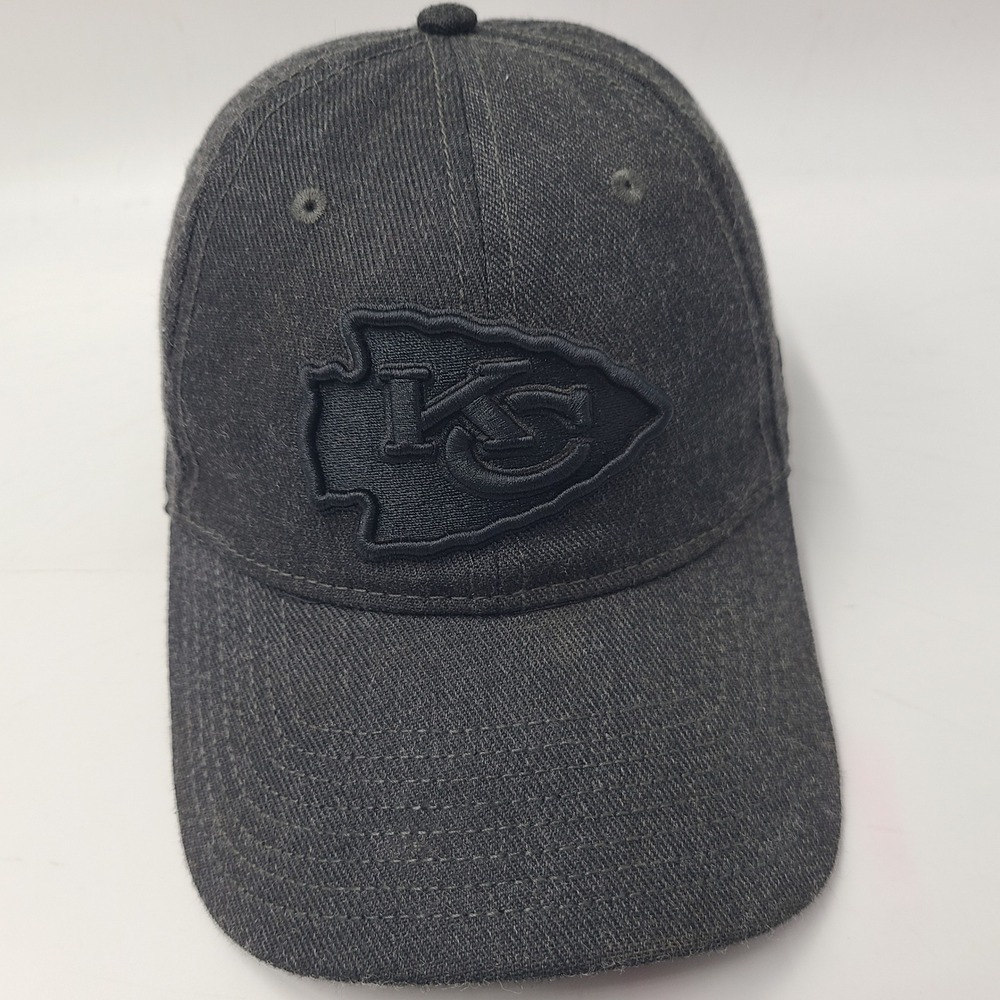 Kansas City Chiefs Hat Snapback Fanatics Gray Black NFL Football Pro Line Men